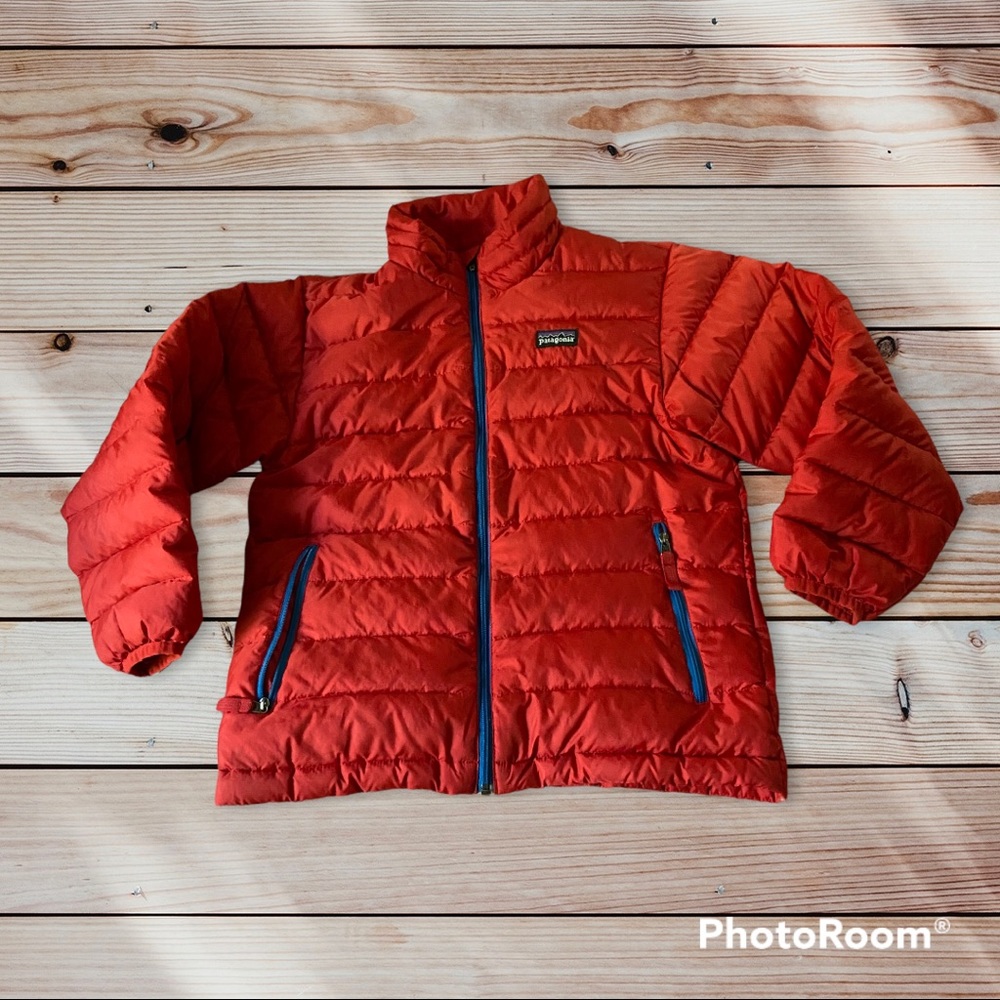 Size 8 Boys Patagonia Red Puff Jacket
